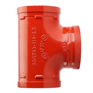 XGQT03219 TE 8" radio corto DN200 Rojo